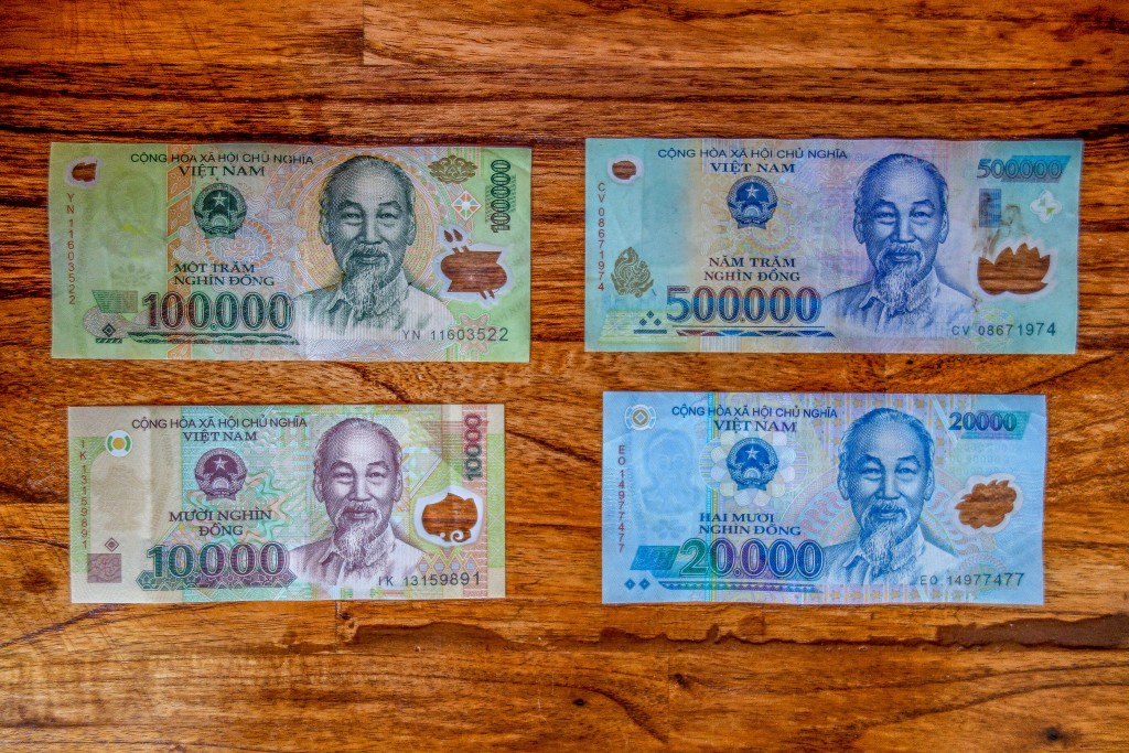 Image showing similarities in Vietnamese money