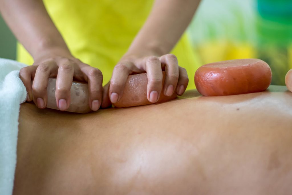 Image of hot stone massage