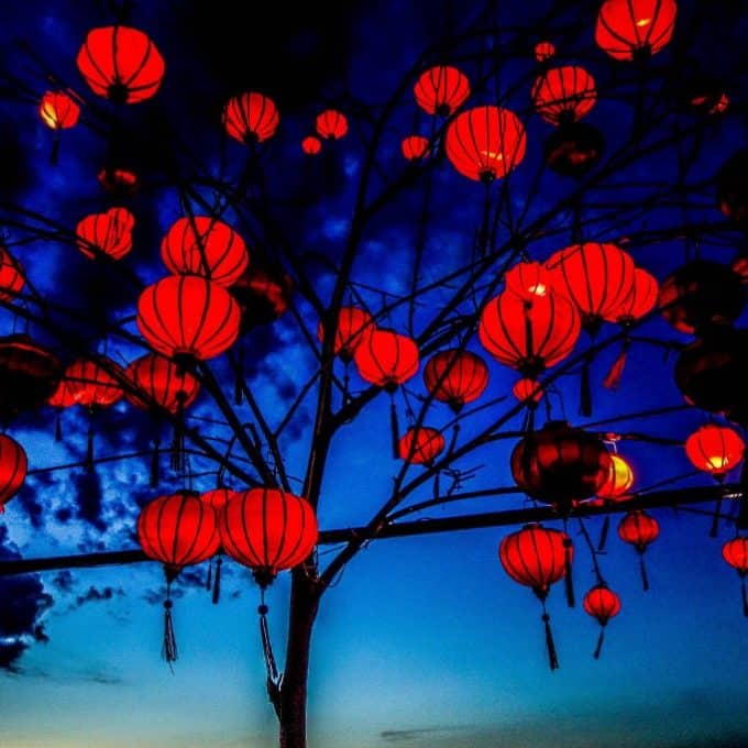 hoi an lanterns, the chef restaurant, hoi an, vietnam, travel to hoi an