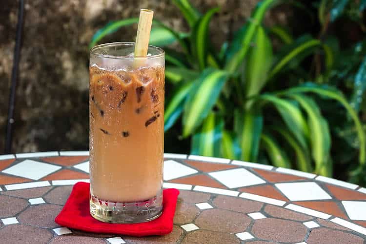 Image of cafe sua with ice