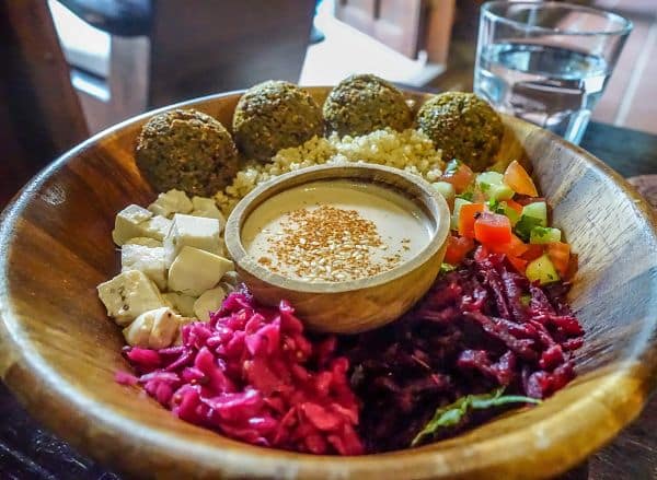 Best Vegetarian Restaurants in Hoi An_Nourish Eatery falafel plate