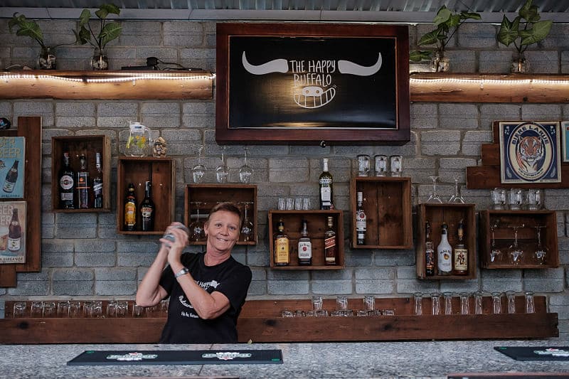 Happy Buffalo_Making Cocktails