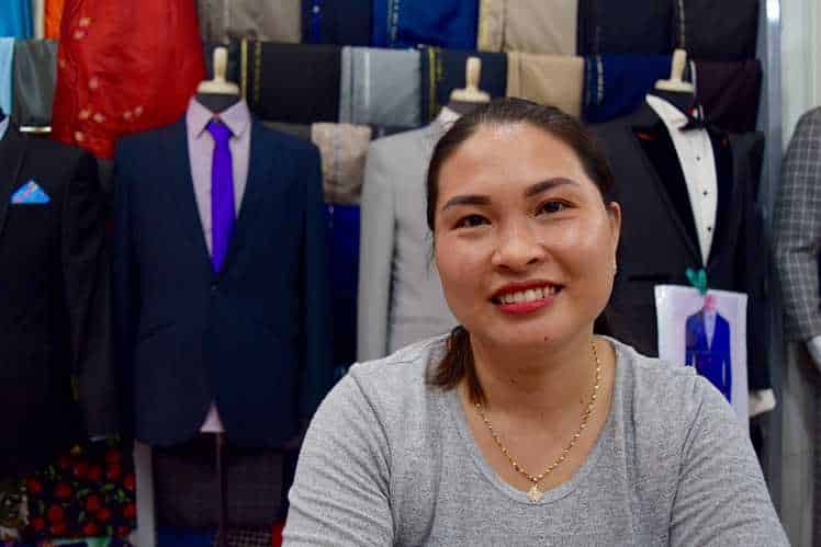 Bao An Tailor photo of the owner of one of Hoi An's Best Tailors