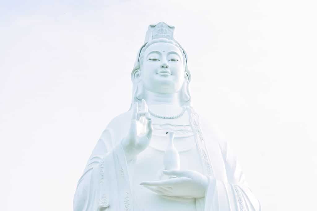 Lady Buddha close-up image
