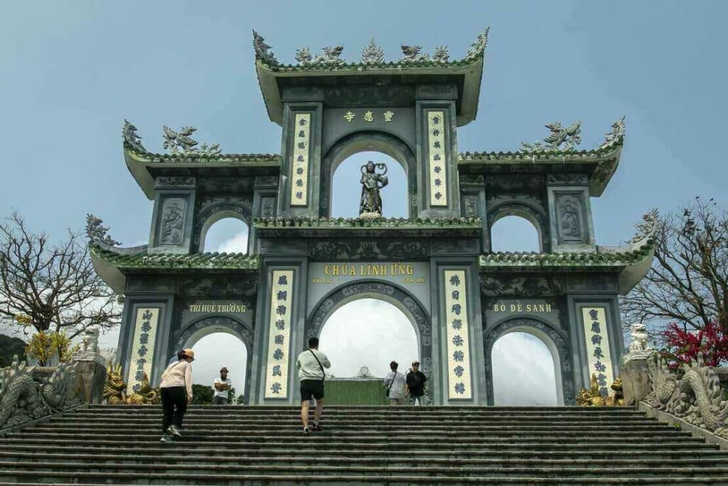 Arched Gate, Main Courtyard, Linh Ung Pagoda